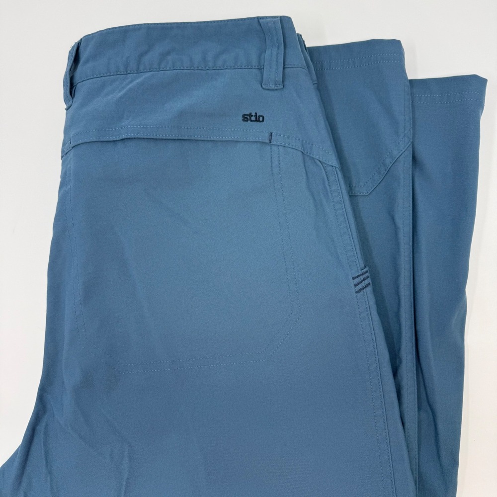 Stio Mens Coburn Nylon Spandex Technical Hiking Straight Leg Pants 34x30 Short